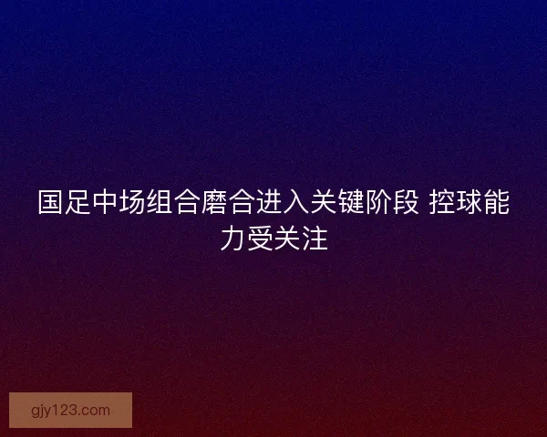 国足中场组合磨合进入关键阶段 控球能力受关注